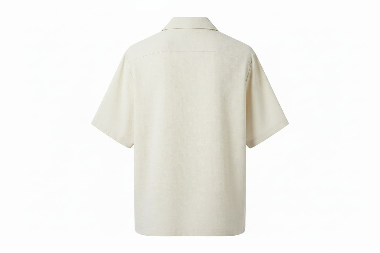 Cream Tiger Polo – Back