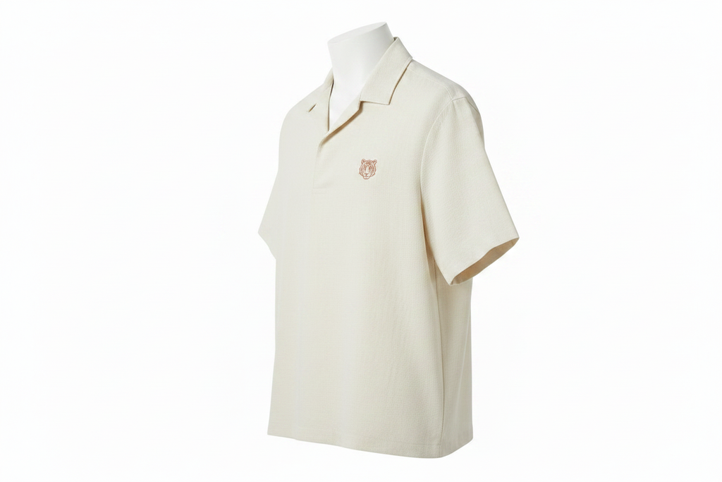 Cream Tiger Polo – Side