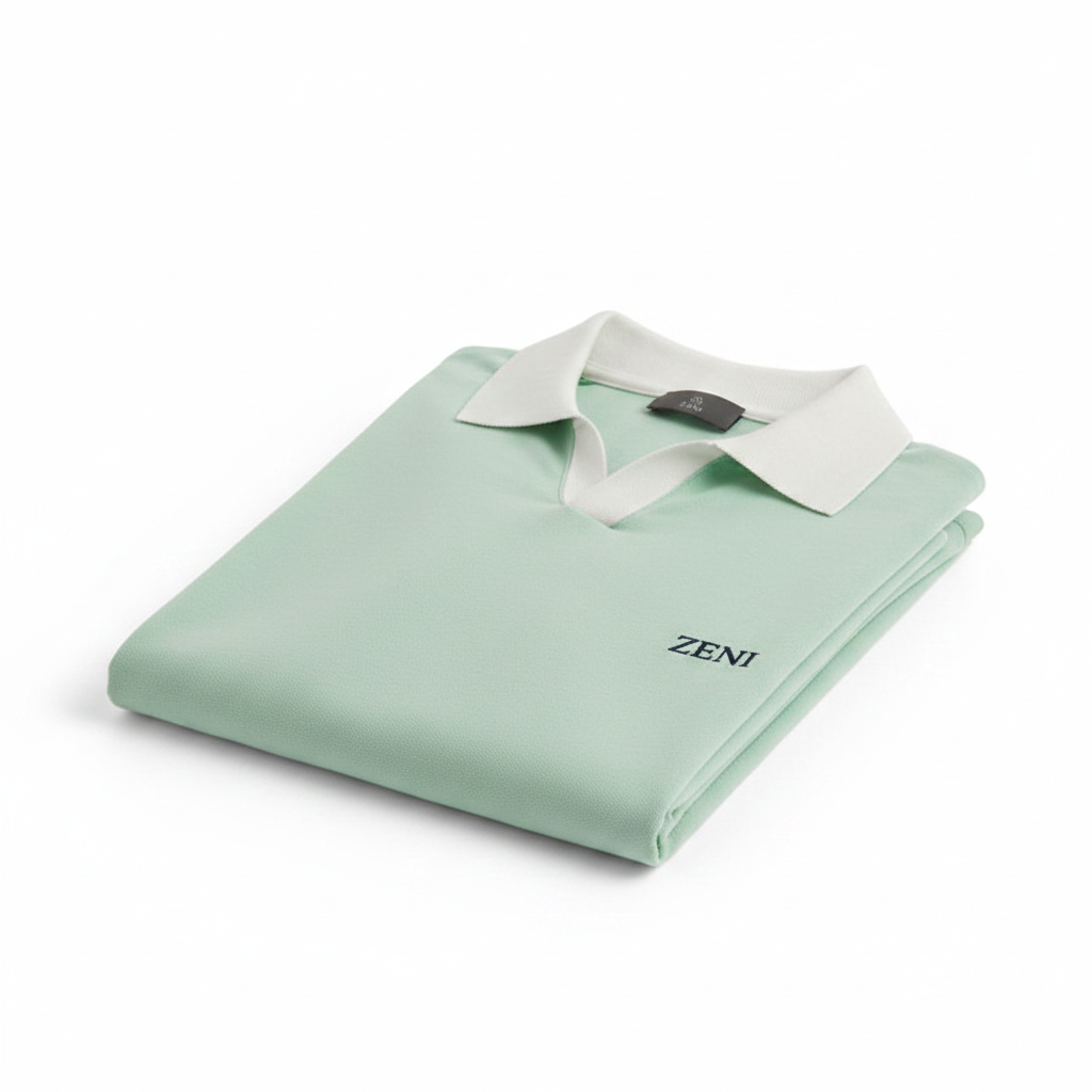 ZENI Mint Polo Side